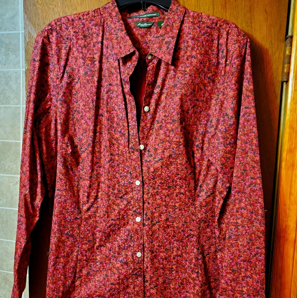Eddie Bauer woman's XXL long sleeve dress shirt